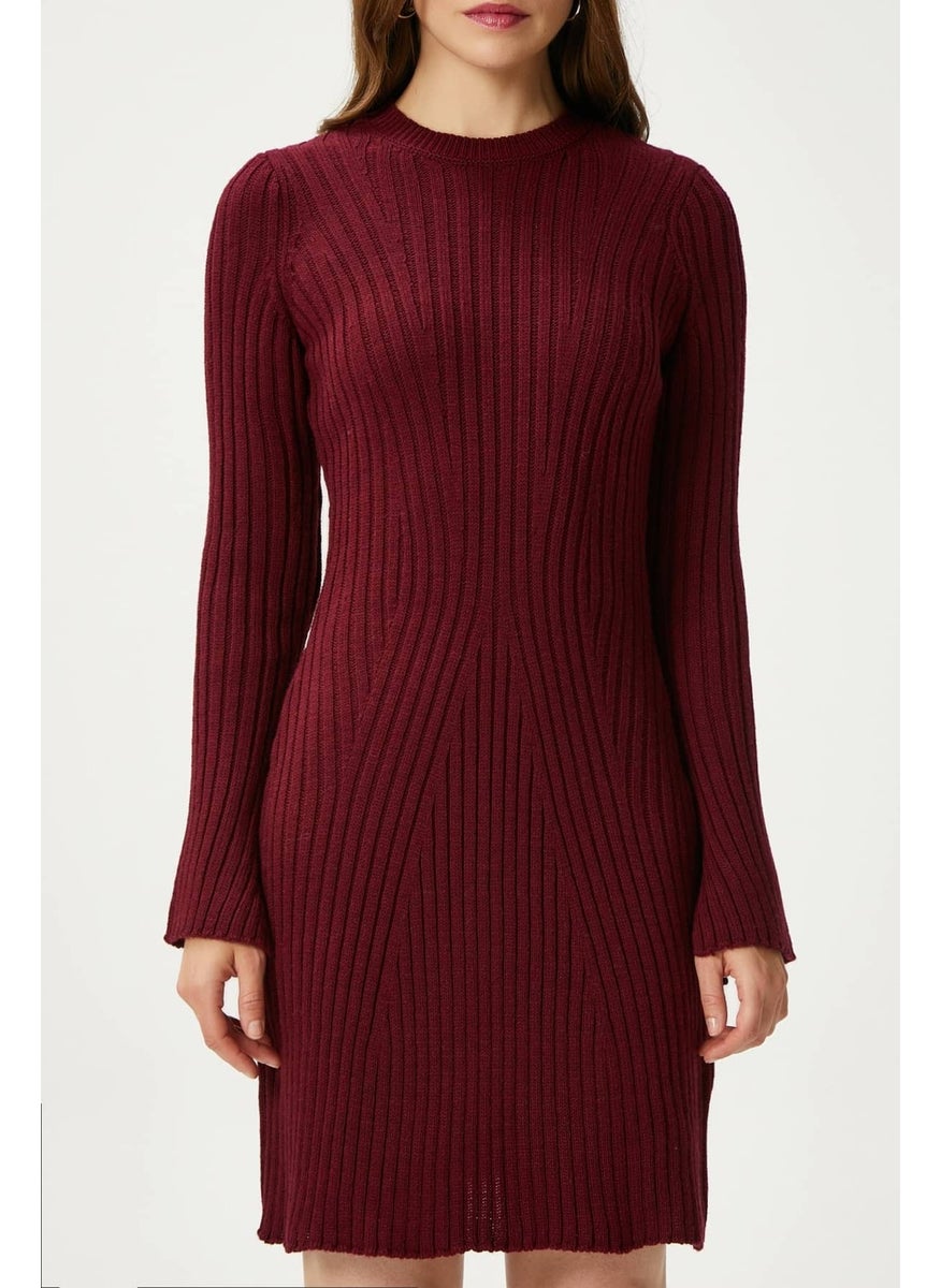 Ritnice - Women Laila Burgundy Knit Dress - Image 1