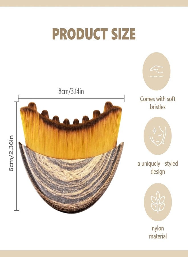 YSAOAKA Lymphatic Drainage Brush, Lymphatic Face Brush, Gua Sha Brushes, Skin Care Chin and Jawline Sculpting Ergonomically, Facial Massage Tool for Daily Skin Refresh, with Box - Image 2