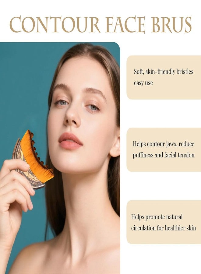 YSAOAKA Lymphatic Drainage Brush, Lymphatic Face Brush, Gua Sha Brushes, Skin Care Chin and Jawline Sculpting Ergonomically, Facial Massage Tool for Daily Skin Refresh, with Box - Image 5