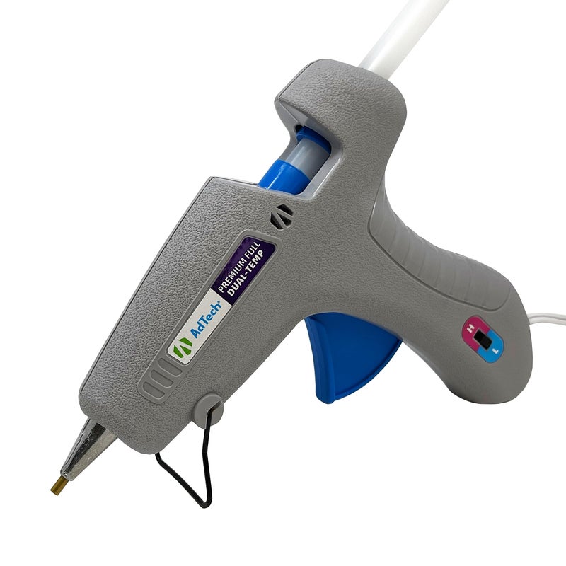 AdTech 0453 2Temp Dual Temperature Hot Glue Gun Full Size Light Gray