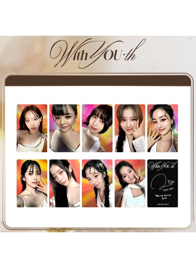 NIBEMINENT 9 Pcs Kpop TWICE With YOU-th Lomo Cards Card For Fans Collection Gifts - Image 1