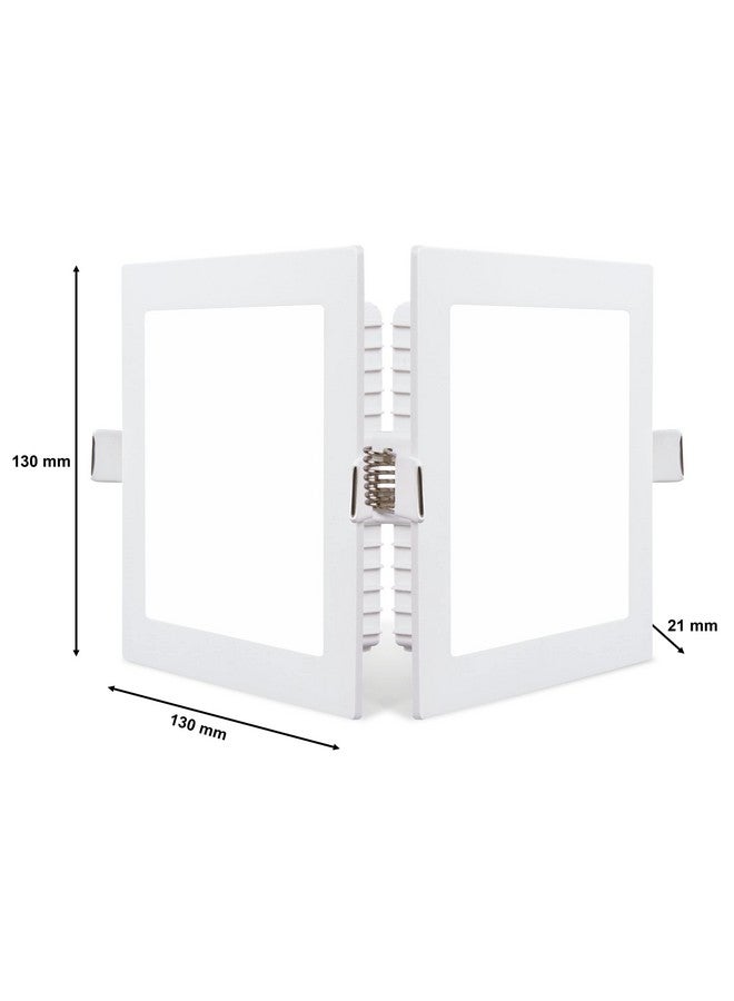 PHILIPS 10W Square AP Plus UltraGlow LED DL Recessed LED Panel Ceiling Light (Pack of 6, Cool Day Light) - Image 3