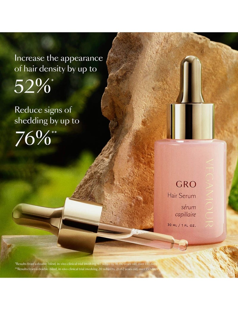 VEGAMOUR - "VEGAMOUR GRO Hair Serum (30ml) - Plant-Based Serum for Thinning Hair, Promotes Thicker, Fuller, and Healthier-Looking Hair, Vegan & Cruelty-Free" - Image 1
