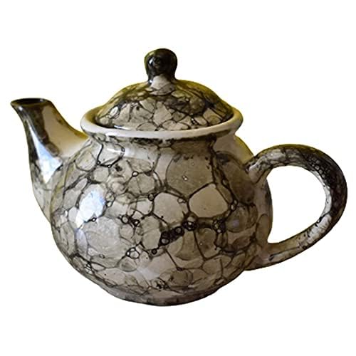 KunhaR Ceramic Teapot 1 Piece BlackLuster 400ml - Image 2