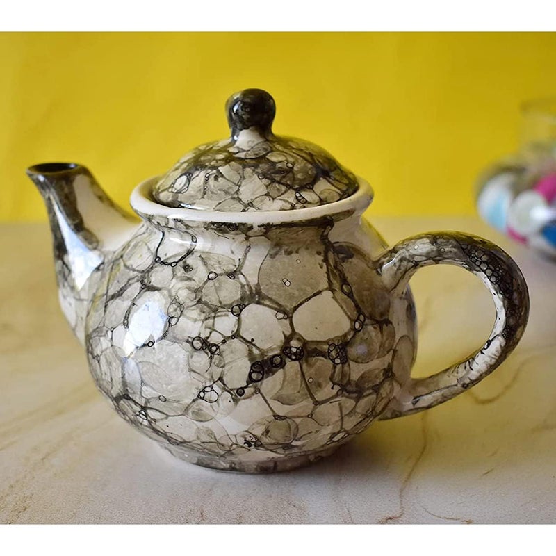 KunhaR Ceramic Teapot 1 Piece BlackLuster 400ml - Image 4