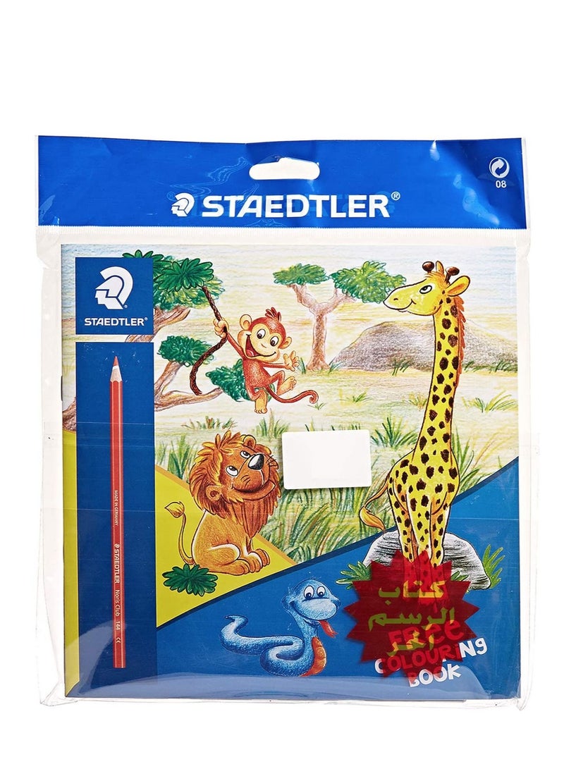 STAEDTLER 24-Piece Color Pencils With Coloring Book Multicolor - Image 2