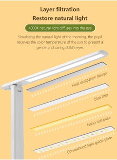 Momozone LED Folding Desk Lamp Eye Protection Bedside Lamp Student Study Special Atmosphere USB Night Light Bedroom Dormitory Reading Light  - Image 4