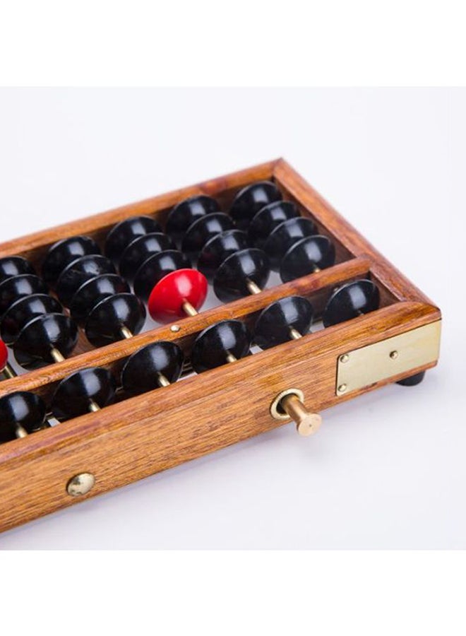 Anti-SkidEducational Mathematical 17 Digit Rod Wooden Abacus Soroban Chinese Counting Tool - Image 2