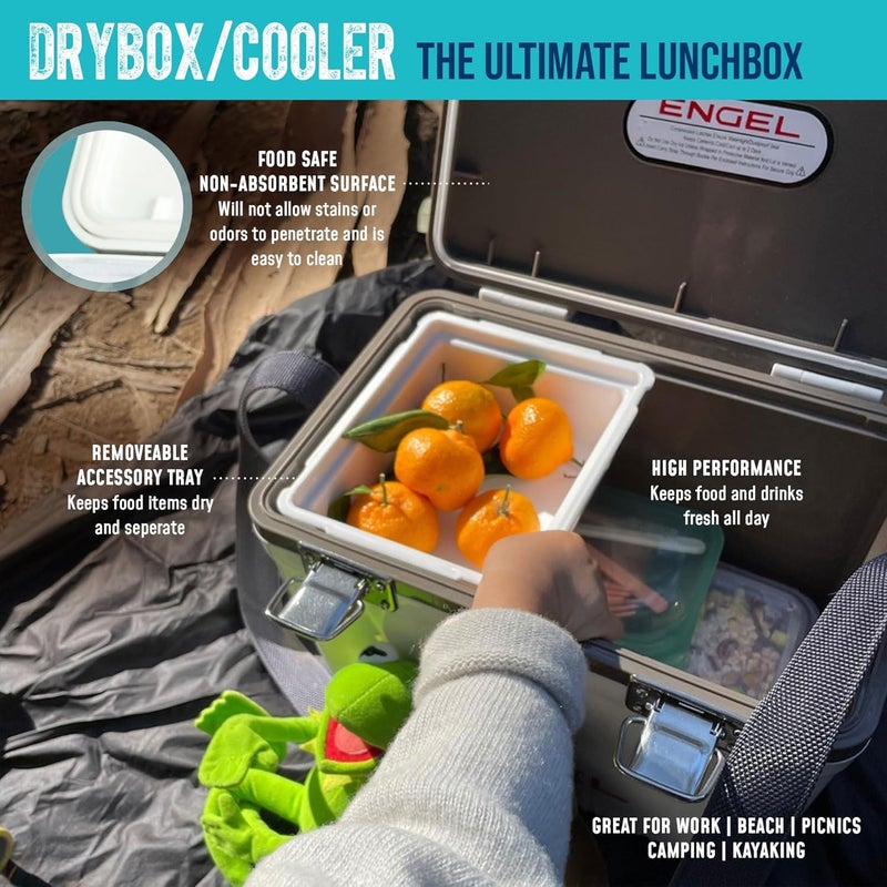 Engel UC7 7.5qt Leak-Proof, Air Tight, Drybox Cooler and Small Hard Shell Lunchbox for Men and Women - Image 4