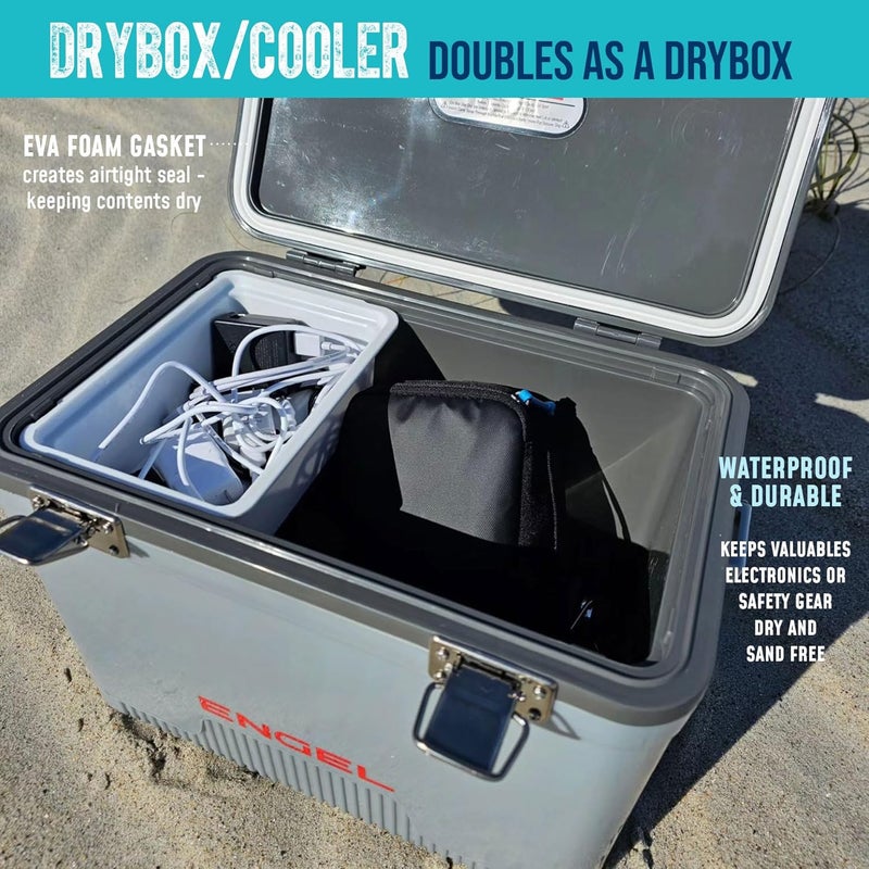 Engel UC7 7.5qt Leak-Proof, Air Tight, Drybox Cooler and Small Hard Shell Lunchbox for Men and Women - Image 3