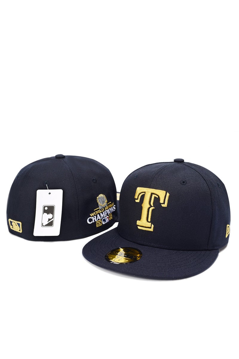 New Era Texas Rangers World Series Champions Commemorative Dark Blue Baseball Cap