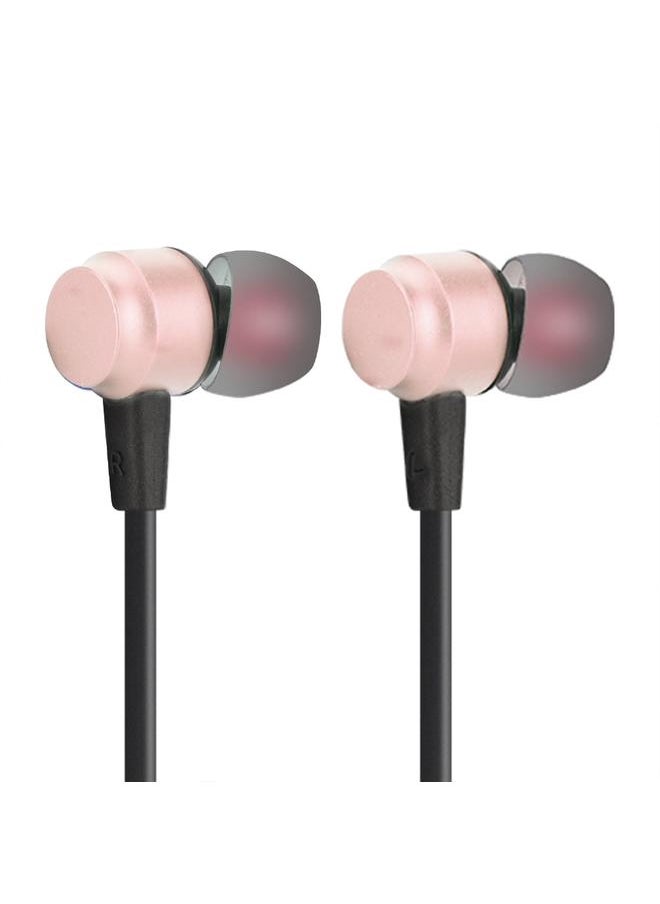 Thoraya Neck Hanging Magnetic Headset Sport Running BT Headset Earphone (Rose Gold)  - Image 2