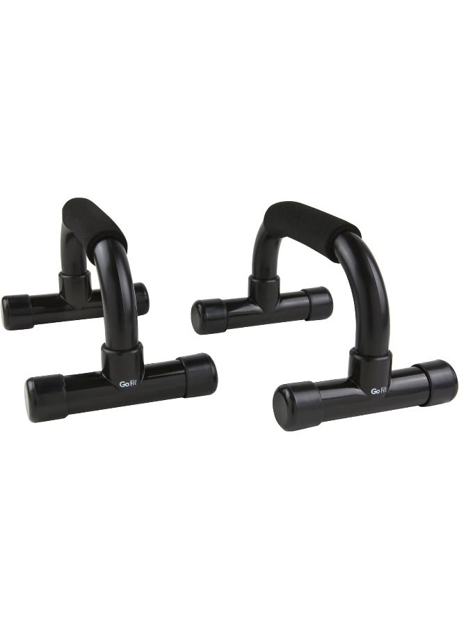 GoFit - Portable, Comfortable Push Up Bars - GoFit Workout Stands with Ergonomic Handles for Floor Workouts - Image 1