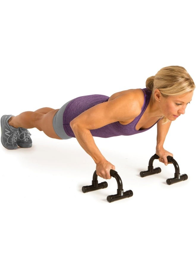 GoFit - Portable, Comfortable Push Up Bars - GoFit Workout Stands with Ergonomic Handles for Floor Workouts - Image 1