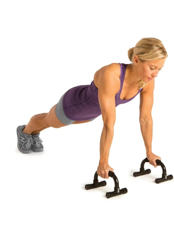GoFit - Portable, Comfortable Push Up Bars - GoFit Workout Stands with Ergonomic Handles for Floor Workouts - Image 1