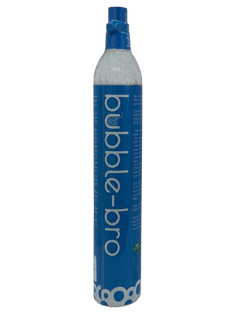 bubble-bro 60L CO2 Cylinder, compatible with bubble-bro, Drinkmate, Sodastream, aarke and other soda makers - Image 1