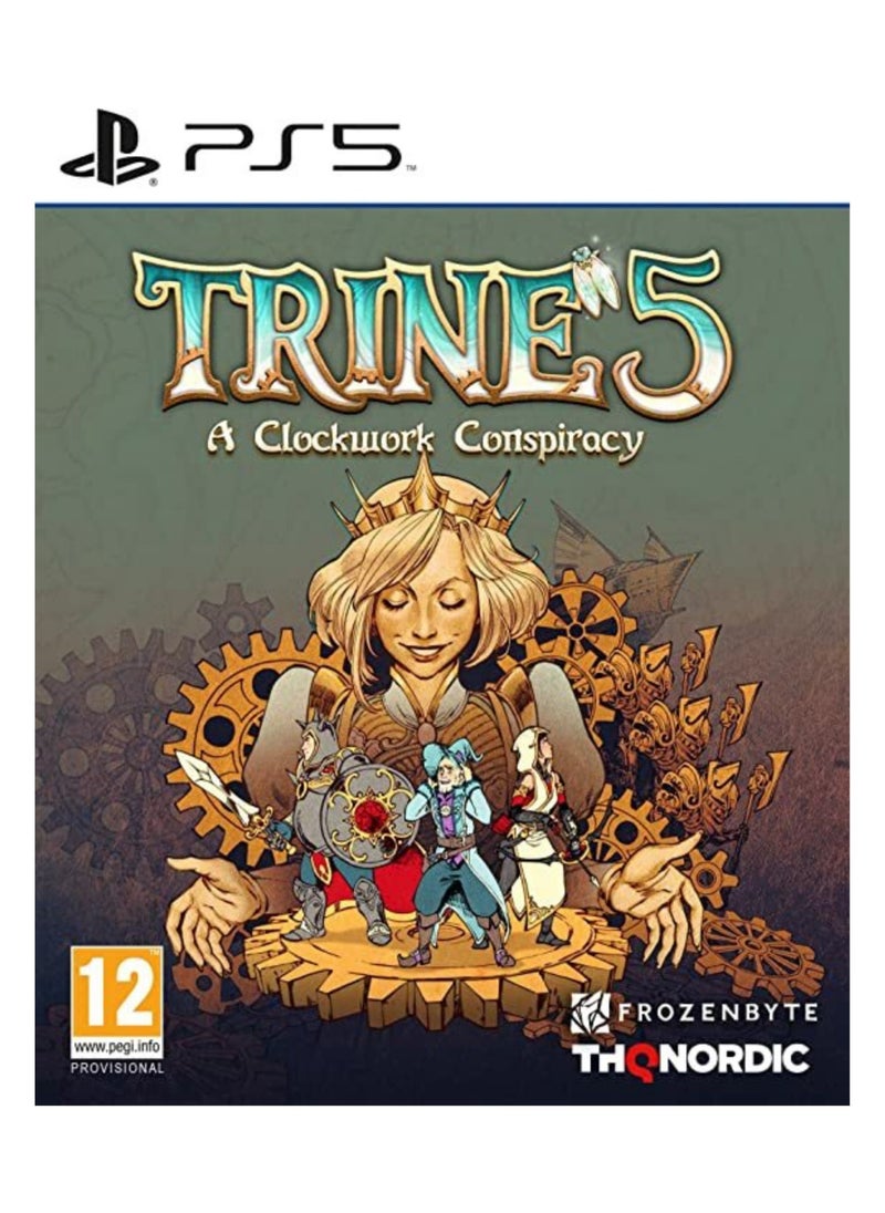 PlayStation - Trine 5: A Clockwork Conspiracy PS5 Edition - Puzzle Adventure Game - Image 1