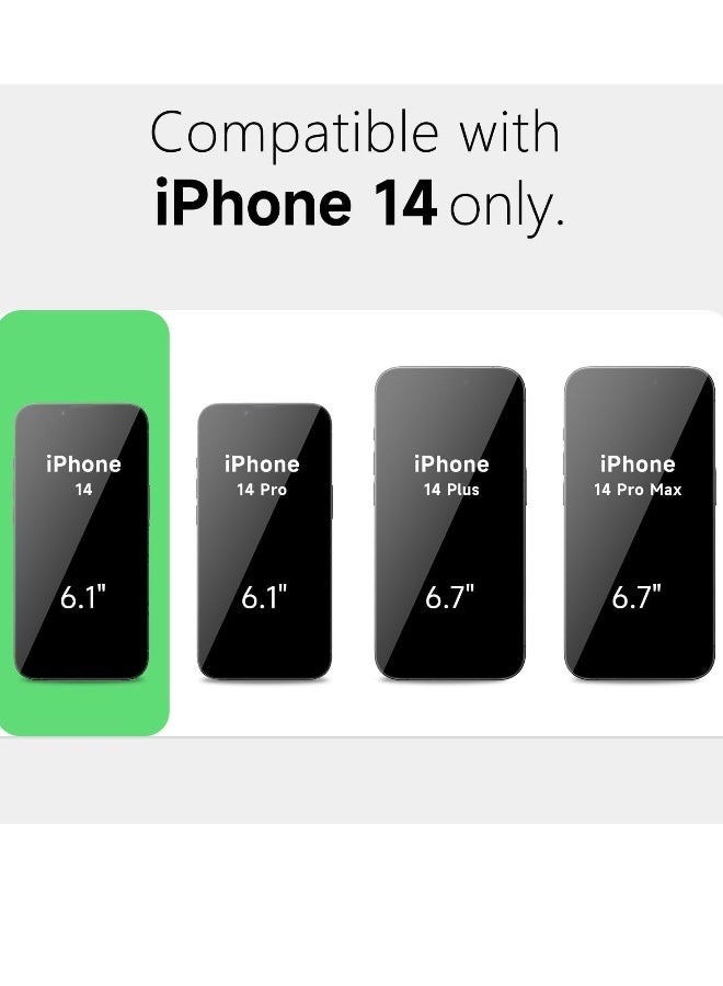 DUSALA iPhone 14 Clear Magnetic Cover Mag Safe Compatible Hybrid Protective Crystal Clear Hard Back Case Shockproof Silicone Frame Slim Transparent Case for Apple iPhone 14 - Image 3