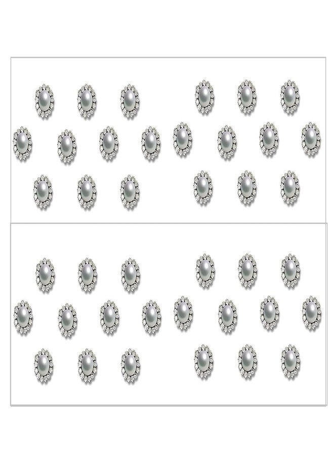 My.Shop DeLegarde Multi Colour Glitter Stone Bindis for Women (Pack of 2) - Image 1