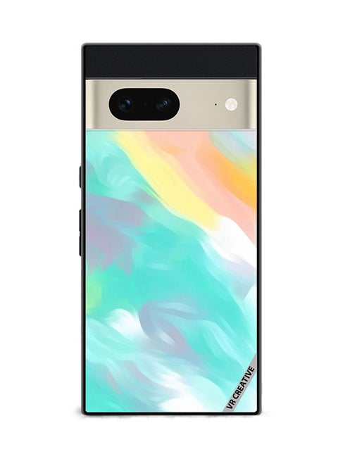 Protective Case Cover For Google Pixel 7 Layers Design Multicolour