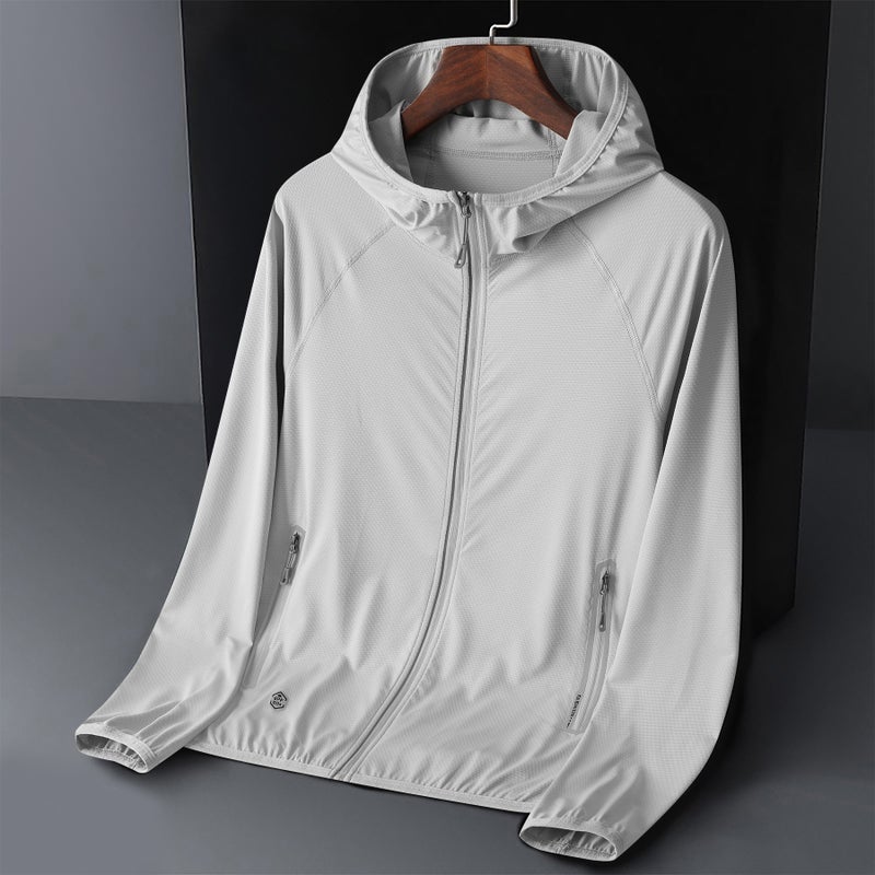 New Store Welfare Hooded Sun Protection Jacket for Men and Women - High Elasticity, Breathable, Outdoor Sports & Hiking