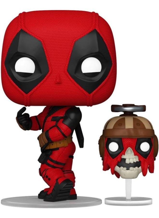 Funko Funko Pop! Super Heroe : Marvel - Deadpool & Wolverine S2 -  Deadpool with Headpool #1400 