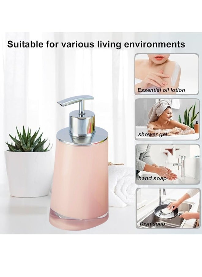Happy Home - Acrylic Soap Dispenser Scratch Resistant Easy to Clean Durable Leak Proof Rustproof Pump400ml - Image 1