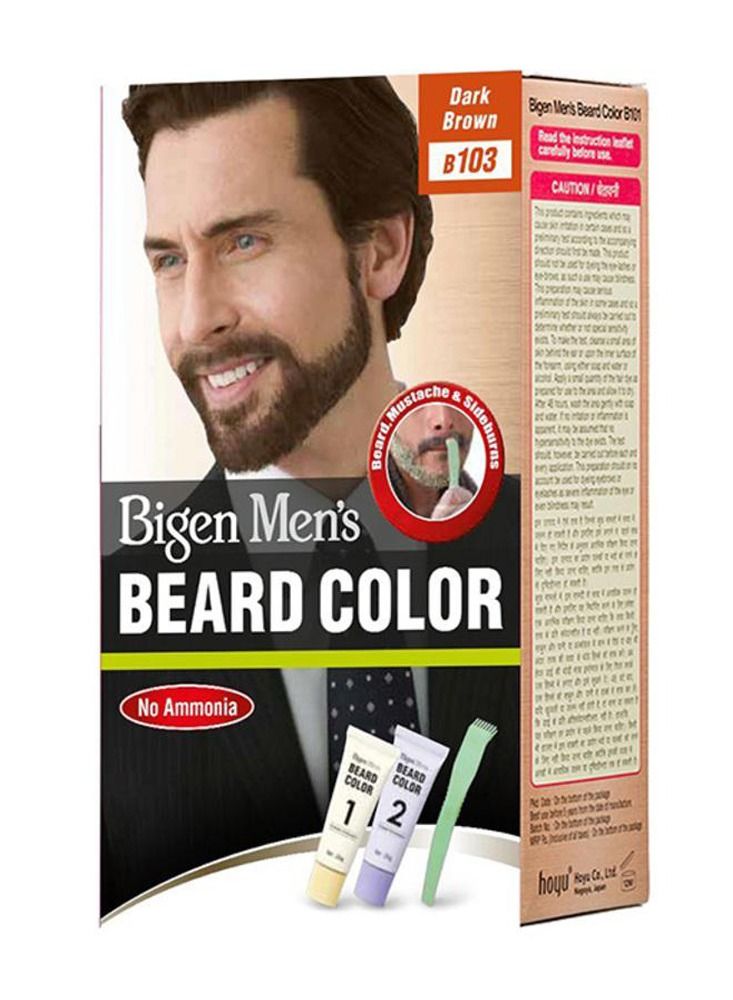 Bigen B103 Men's Beard Dark Brown 50g - Image 2