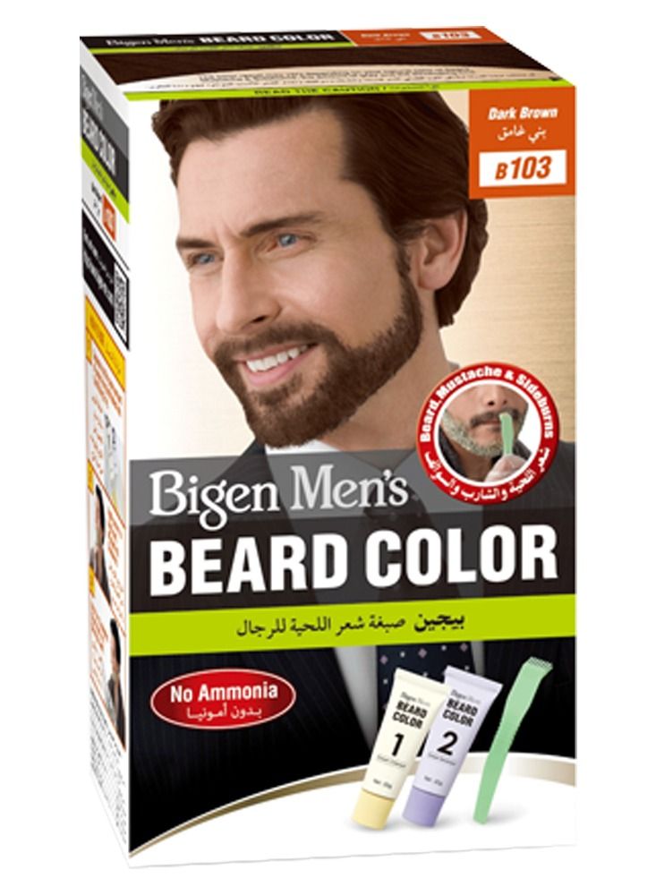 Bigen B103 Men's Beard Dark Brown 50g - Image 3