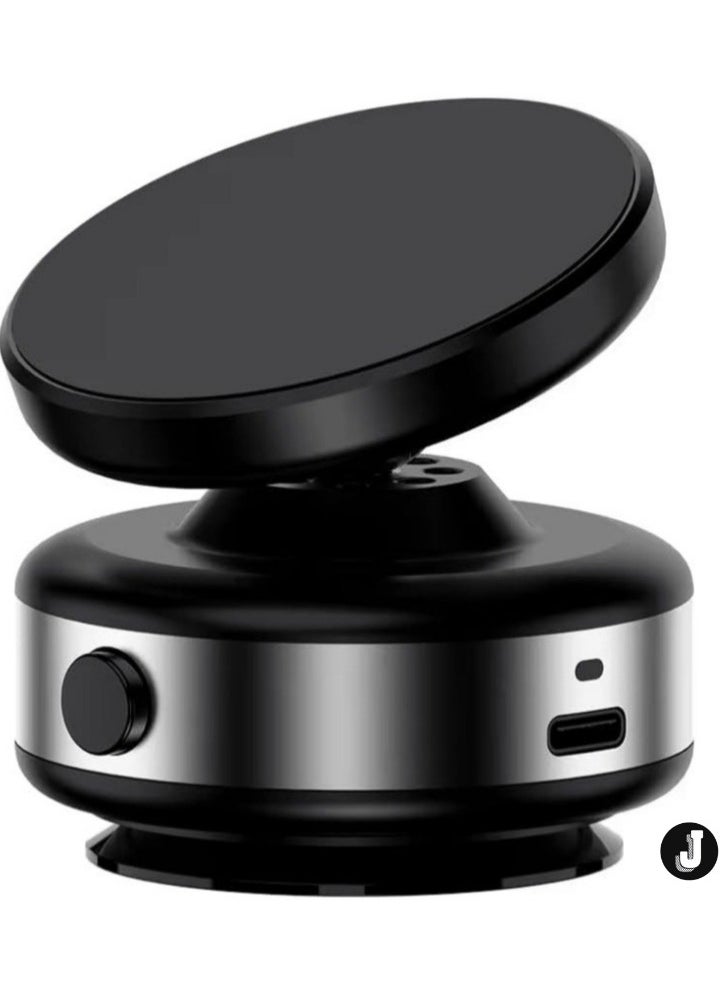 JAJEEK "Magnetic Suction Phone Holder for Car, Mirror, and Gym – 360° Rotation (Silver)" - Image 1