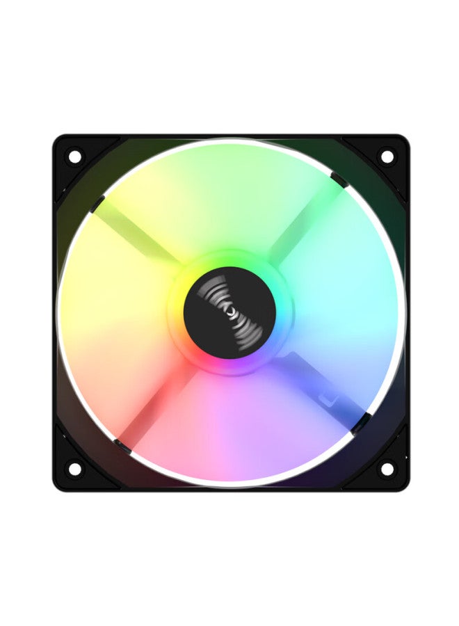 Valkyrie Aq125 Argb Black Vk Cpu Air Cooler, Anti-gravity Four Heat Pipes Direct Touch, 12cm Fan, Compatible With Lga1700 Am5 - Image 4