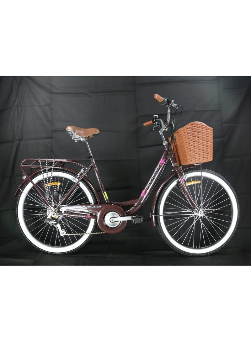RALEIGH Ladies Bicycle 26 Inch Wheel Steel Frame Comfort Bike - Image 1