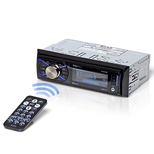 BOSS Audio Systems 632UAB Car Stereo - Single Din, Bluetooth, No CD DVD Player, AM/FM Radio Receiver, Wireless Remote Control, Aux in, USB - Image 1