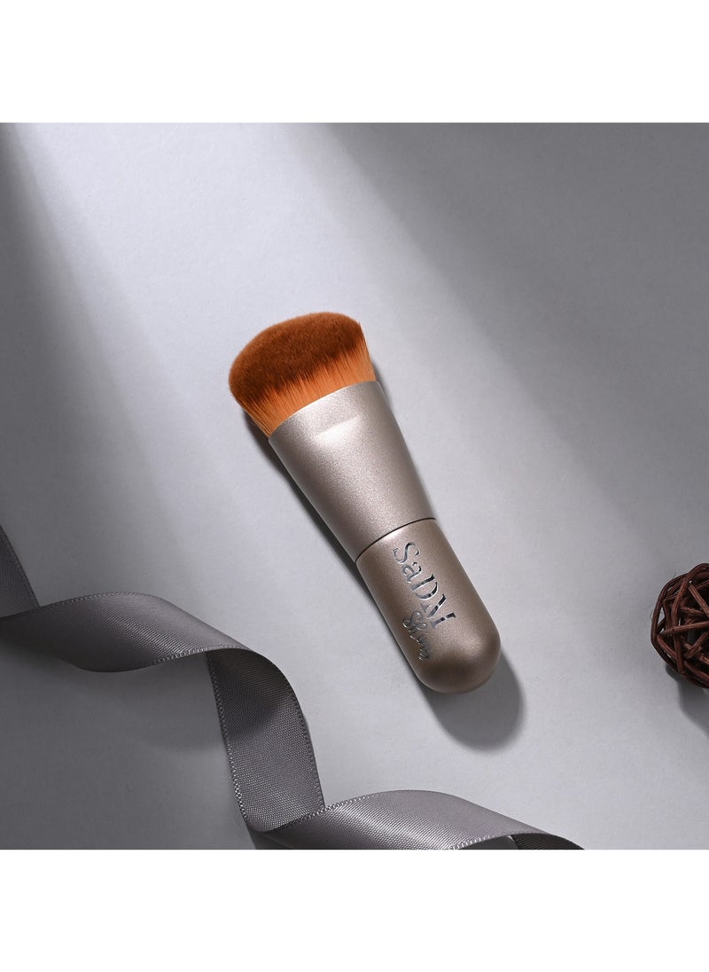SaDM Shiny SaDM Shiny Mini Foundation Brush – Versatile Makeup Brush for Foundation, Powder, & Blush Application  - Image 2
