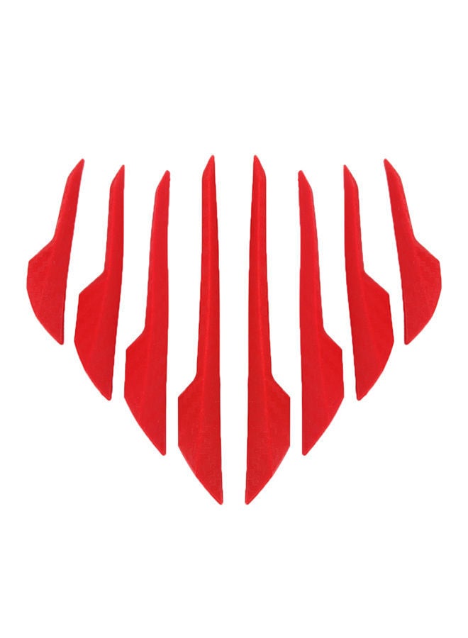 NIBEMINENT 8-Piece Car Anti Crash Protector Sticker