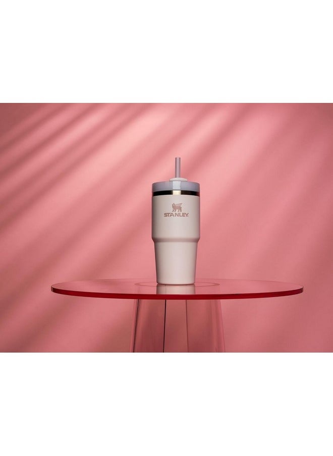 Stanley - Stanley Quencher H2.0 Tumbler with Straw 20 oz | Twist On 3-Way Lid | Cupholder Compatible for Travel | Insulated Stainless Steel Cup | BPA-Free | Rose Quartz 2.0 - Image 1