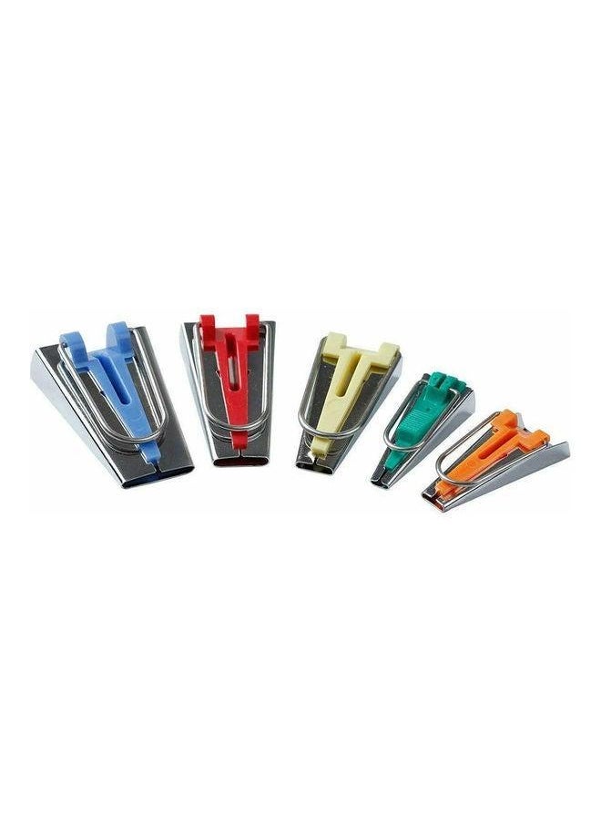Generic 5-Piece Fabric Bias Binding Tape Maker Kit Multicolour 18x11x5cm  - Image 1