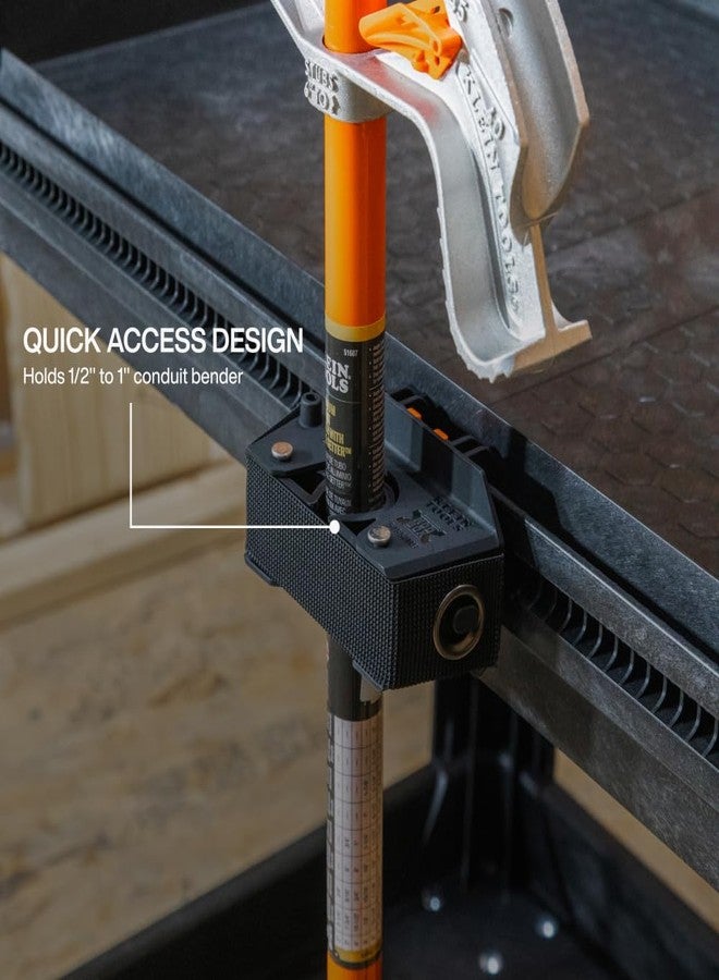 كلاين تولز حامل ثني الأنابيب متعدد الاستخدامات MODBox 54852MB من Klein Tools، يُثبّت بإحكام لتثبيت ثني الأنابيب بقياس 1/2 أو 3/4 أو 1 بوصة، والمكانس، والمماسح - Image 5