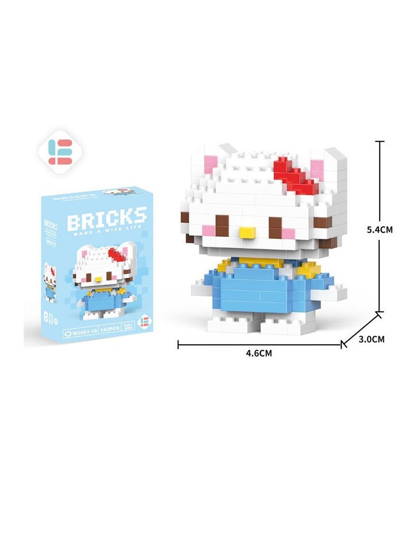 Micro-particle building blocks, children's toys, puzzles, assembling cartoon series, nano blocks - Image 3