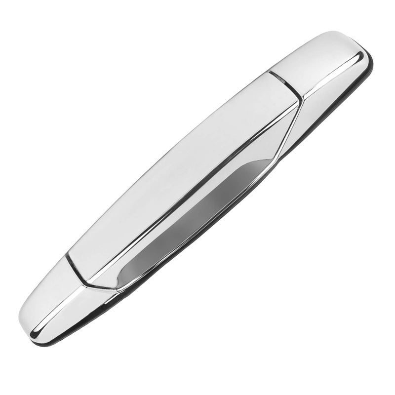 Rear Left Driver Door Handle for 2007 2008 2009 2010 2011 2012 2013 2014 2014 Chevy Silverado Suburban Tahoe Avalanche GMC Sierra Yukon Cadillac Escalade Exterior Outside Chrome Door Handle OE 80105