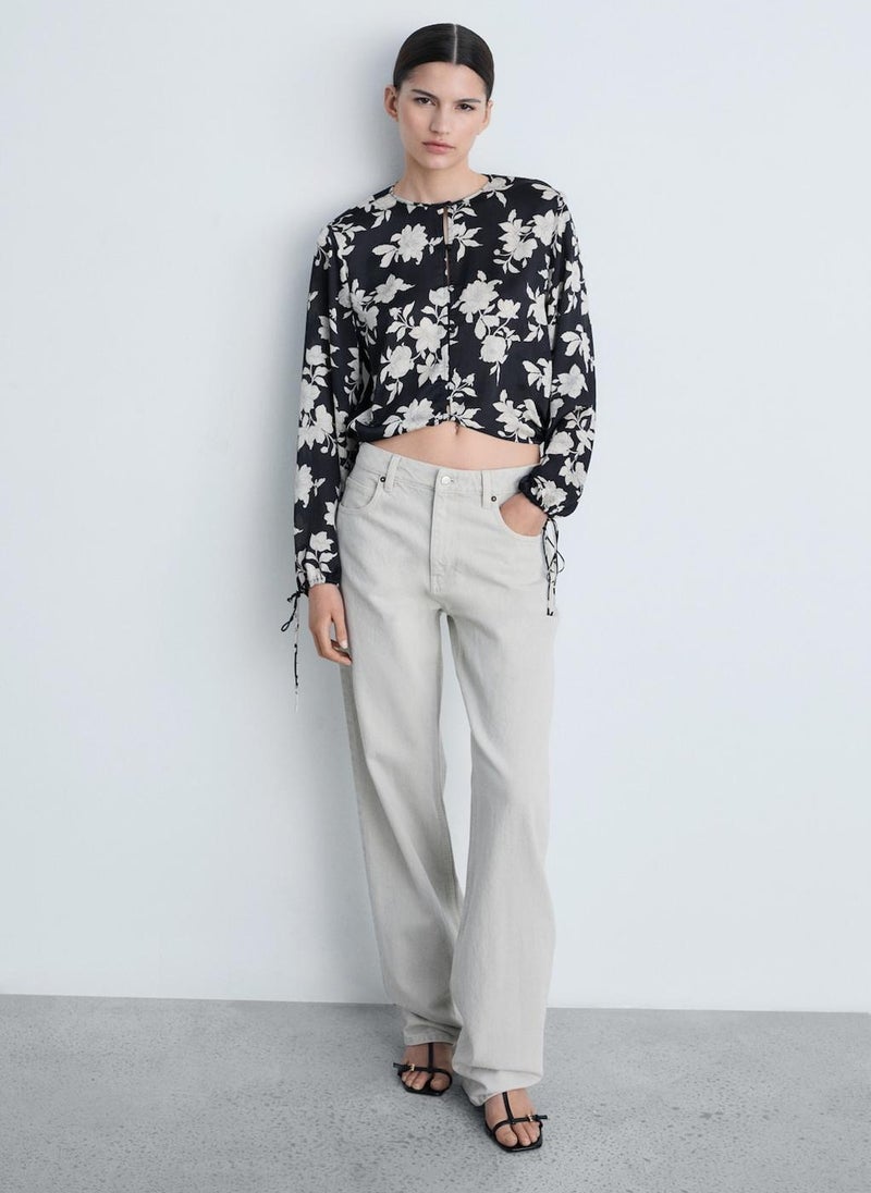 MANGO Floral Print Blouse  - Image 1