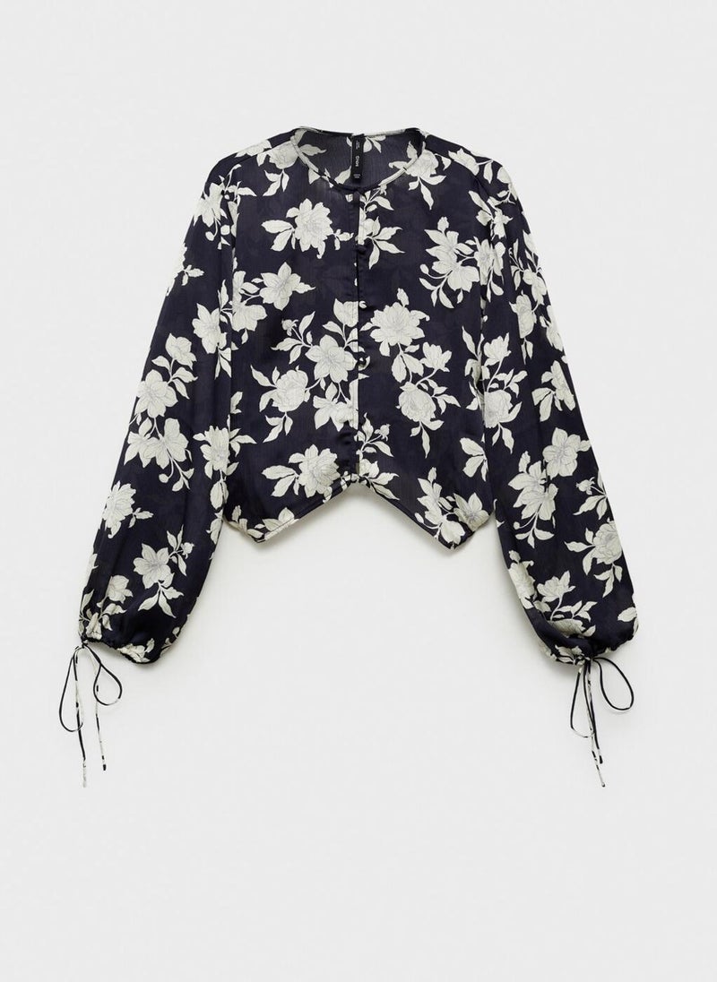 MANGO Floral Print Blouse  - Image 5
