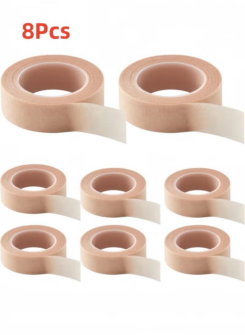 8 Rolls Nose Tape for Rhinoplasty Shaping, Micropore Tape, Paper Tape Medical, Flexible Surgical Bandages, Self Adhesive First Aid Bandages for Wound Injuries Swelling (0.5 in x 10 Yd) - Image 1
