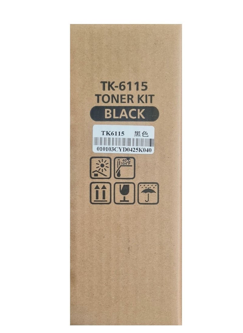 Tk TK-6115 Black Toner Cartridge Compatible with Kyocera M4125idn, M4125idn, KL3, M4132idn and M4132idn / KL3  - Image 2