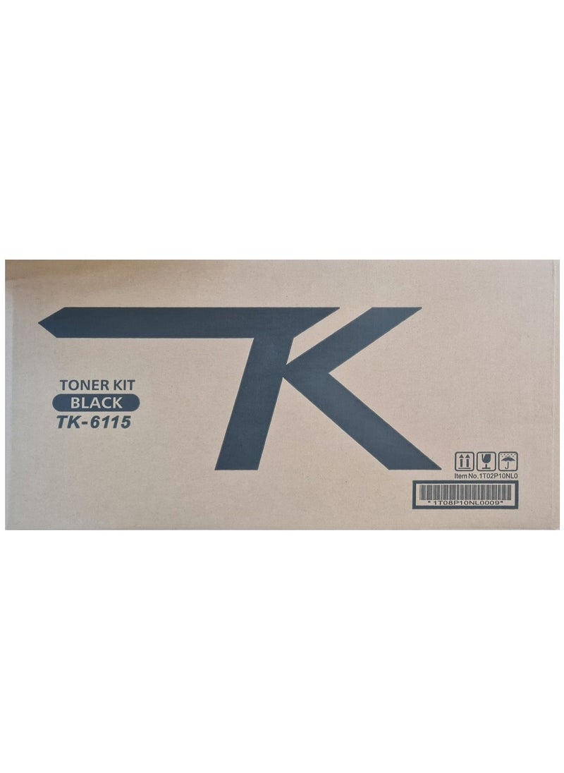 Tk TK-6115 Black Toner Cartridge Compatible with Kyocera M4125idn, M4125idn, KL3, M4132idn and M4132idn / KL3  - Image 1