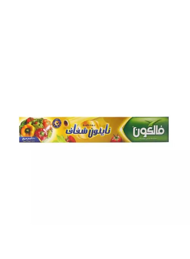 Falcon Extra Quality Cling Film Food Wrap Roll for Fresh Storage- 100 Sqft -- - Image 2