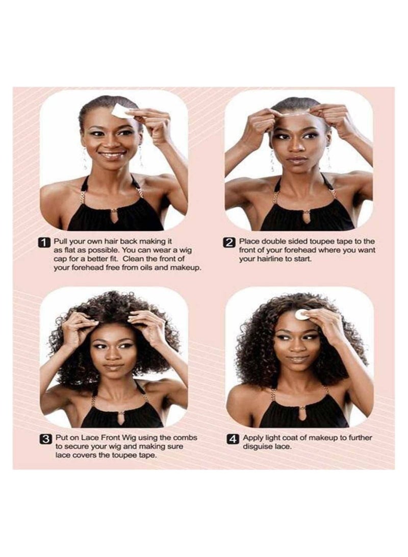 Estelle 3 Yards Lace Front Wig Support Tape Roll 10mm Wide Strong Adhesive Double Sided Blue Liner Hair Replacement Tape for Tape in Hair Extensions, Toupees Beards and Wigs Water Proof 3 Yards 10mm - Image 5