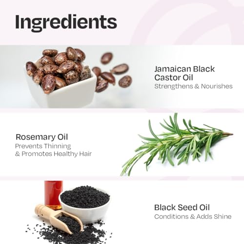 MANETAIN Multipurpose Hair Oil 100ml for Curly Hair, Wavy Hair | Nourishing Elixir for Hair Fall | Frizz-fighting & Strengthening with Jamaican Black Castor, Rosemary & Black Seed Oils | Multipurpose Hair Oil with 12 Natural Oils | Lightweight, Non-Greasy Formula - Image 4