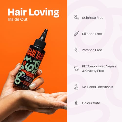 MANETAIN Multipurpose Hair Oil 100ml for Curly Hair, Wavy Hair | Nourishing Elixir for Hair Fall | Frizz-fighting & Strengthening with Jamaican Black Castor, Rosemary & Black Seed Oils | Multipurpose Hair Oil with 12 Natural Oils | Lightweight, Non-Greasy Formula - Image 5