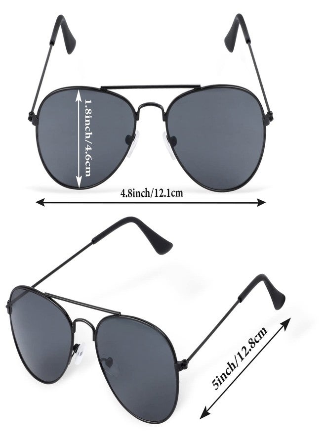 Keymall Kids Pilot Costume Accessories Set With Aviator Hat Sunglasses Tie Pin for Aviation Halloween Dress Up - Image 3